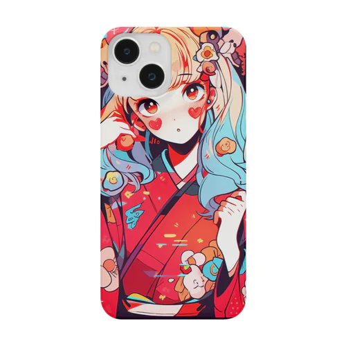 KIMONO CAT OTOME SERIES 着物猫乙女シリーズ013 Smartphone Case