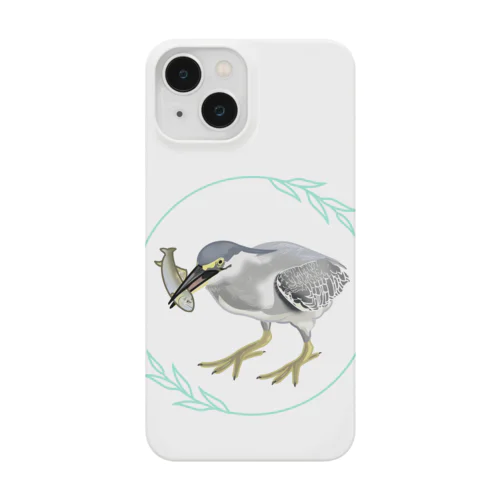 ササゴイさん_鮎ゲット Smartphone Case