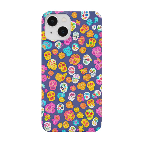 シュガースカルのかわいいカラフルなパターンのフィギュア Smartphone Case