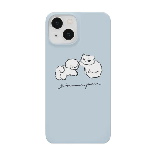 猫パンチ　ブルー Smartphone Case