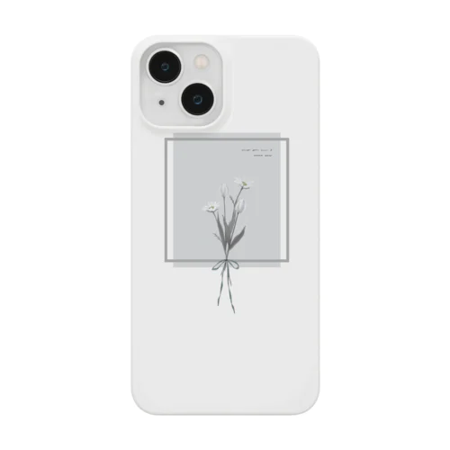 White Gray Blue . Ribbon . Smartphone Case