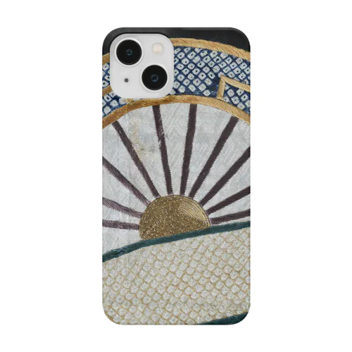 和風　織物　車輪柄 Smartphone Case