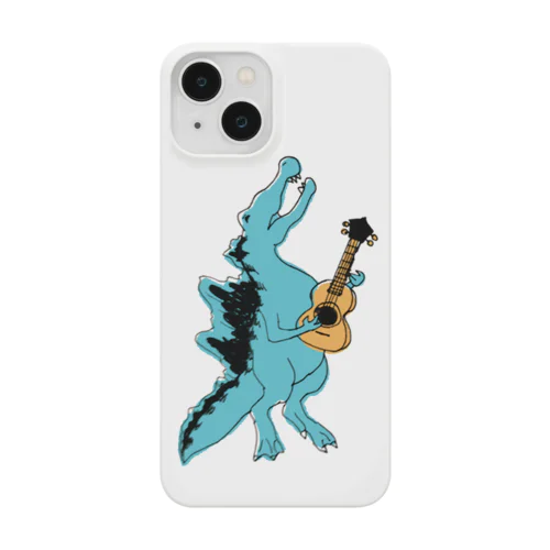 【DINOBAND】ウクレレを弾くスピノサウルス Smartphone Case