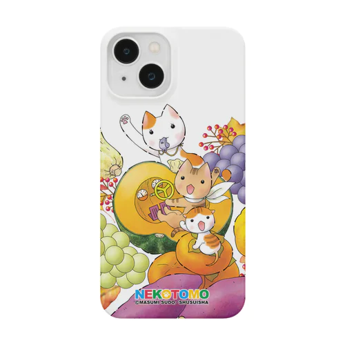 MASUMI SUDOコレクション「猫と秋の実り」 스마트폰 케이스