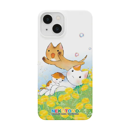 須藤真澄コレクション「猫とタンポポ」 Smartphone Case