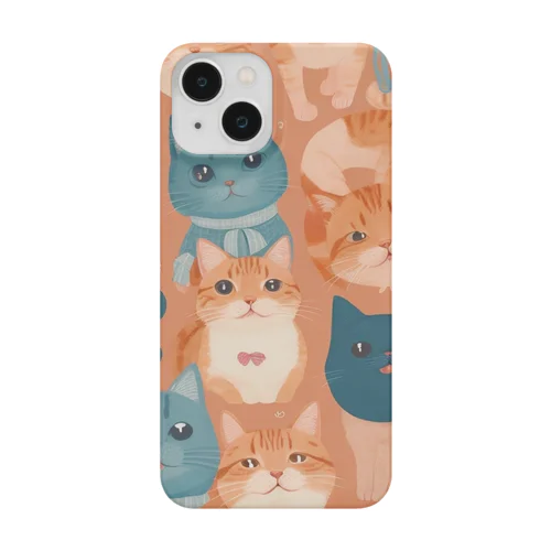 少し不思議なねこのアート Smartphone Case