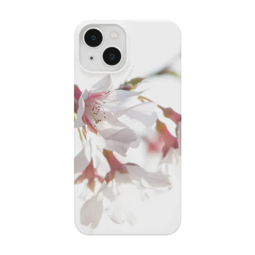 春の訪れを告げる美しい桜の花びら Smartphone Case