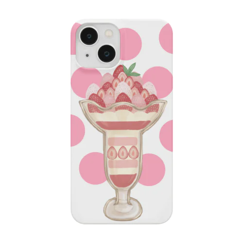 ストロベリーパフェ3(透過なしバージョン) Smartphone Case