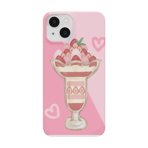 ストロベリーパフェ2(透過なしバージョン) Smartphone Case