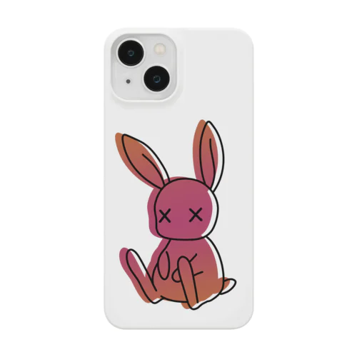 ガス欠うさ（ピンク） Smartphone Case