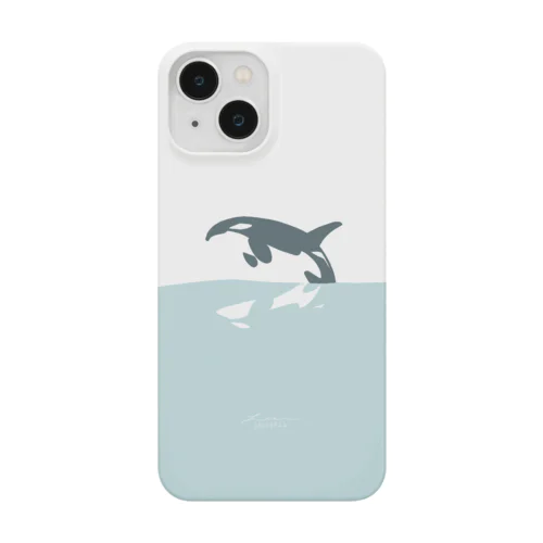 静かな海のシャチ(薄あさぎ色ver) Smartphone Case