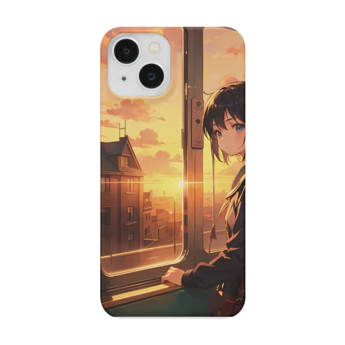 Beyond the Window Journey　〜移りかわる窓外の旅〜　　No.2 「まもなく終点　黄昏町」 Smartphone Case