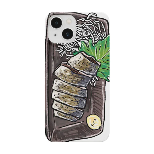 炙りしめ鯖（縦） Smartphone Case