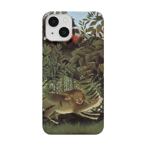 飢えたライオン / The Hungry Lion Throws Itself on the Antelope Smartphone Case