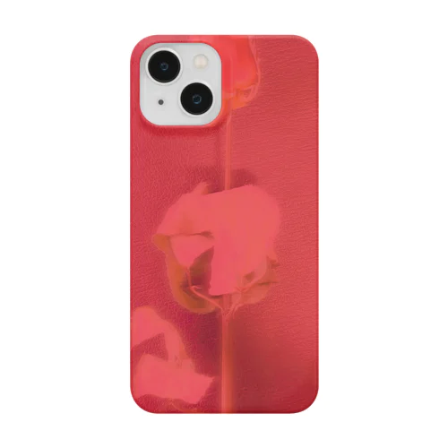 赤い薔薇です。 Smartphone Case