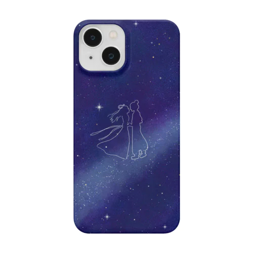 Tiny monkey babe 織姫と彦星 Smartphone Case