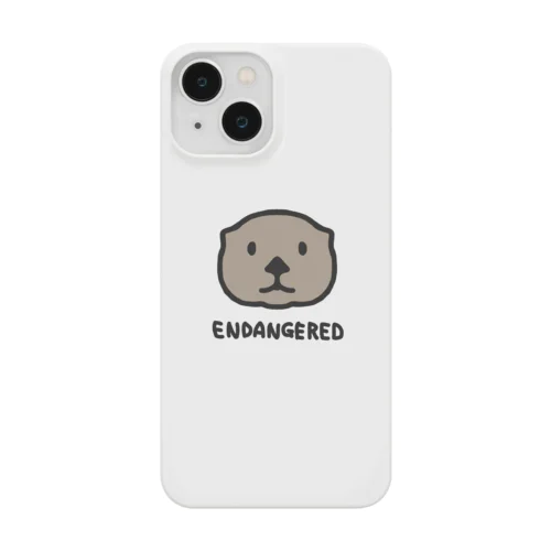 ラッコのしおたん ENDANGERED スマホケース