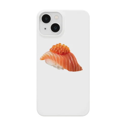 Luxurious salmon roe sushi 「贅沢ないくらサーモン寿司」  Smartphone Case