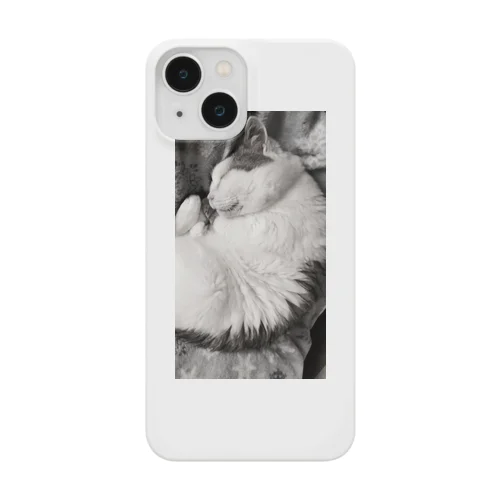 可愛い猫のお昼寝　癒し Smartphone Case