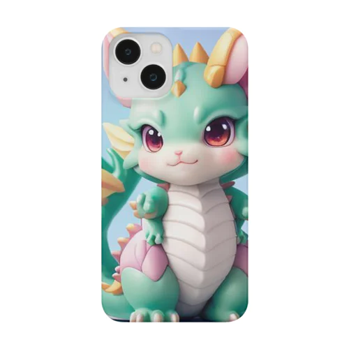 もふもふ村のグリーンドラゴン Smartphone Case