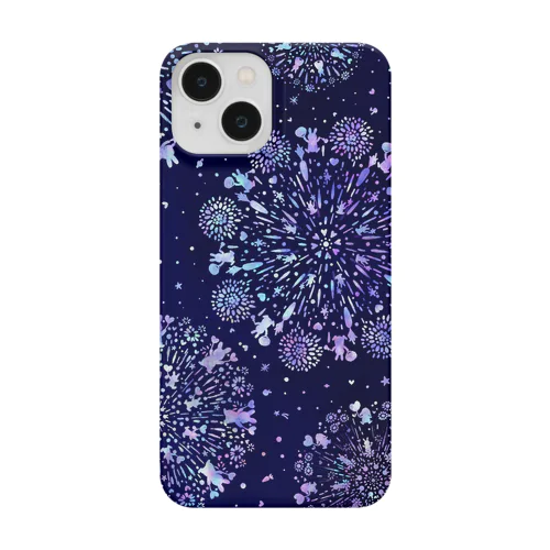 星降る夜のうさぎ花火✩⋆˖✩˖⋆ Smartphone Case