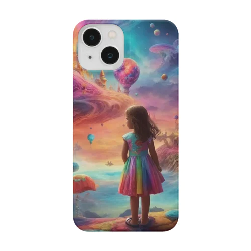 幻想的な世界にいる少女 Smartphone Case