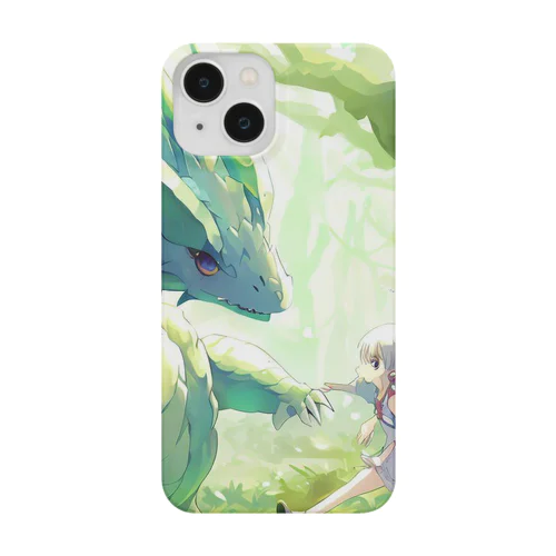 八恩森の神龍と少女 Smartphone Case