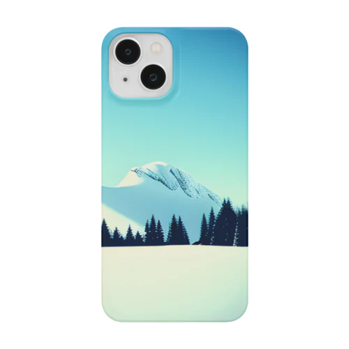 雪山 スマホケース