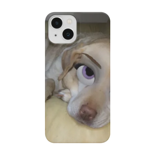 寝てる？犬 Smartphone Case