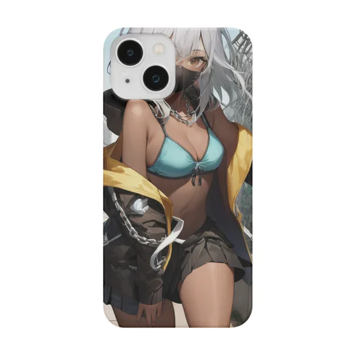 褐色マスクギャル Smartphone Case