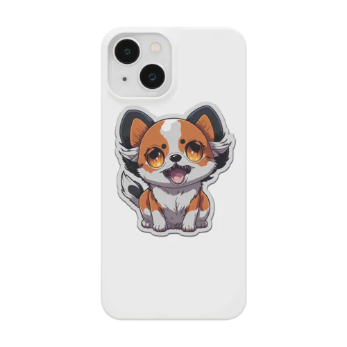 かわいい子犬a スマホケース