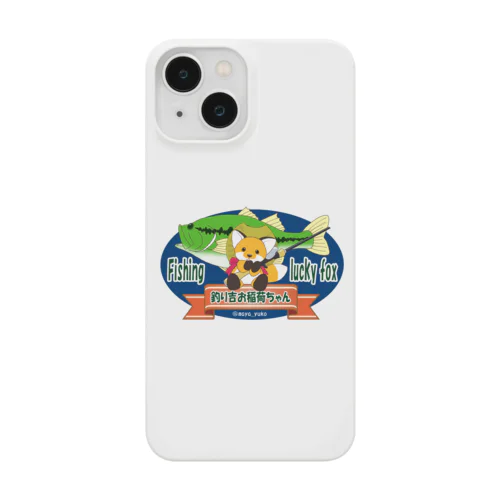 『釣り吉お稲荷ちゃん🎣🦊』Ａ楕円型 スマホケース