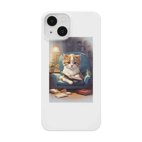 かわいい子猫の読書時間 Smartphone Case