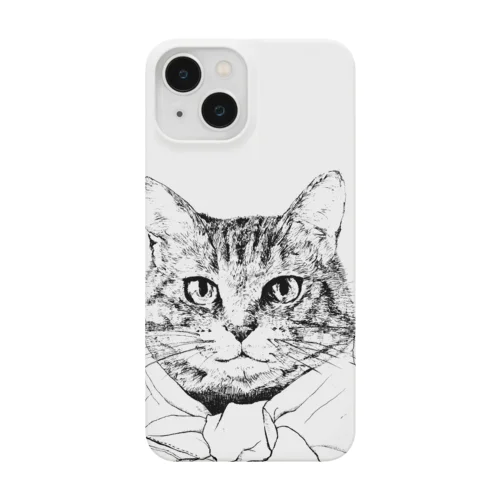 ペン画のしましま猫ちゃん Smartphone Case