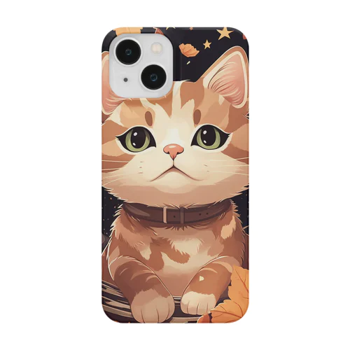 🍁 宇宙猫の秋イラストグッズ 🍁 Smartphone Case