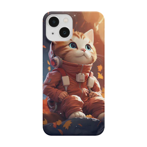 🍁 宇宙猫の秋イラストグッズ 🍁 Smartphone Case