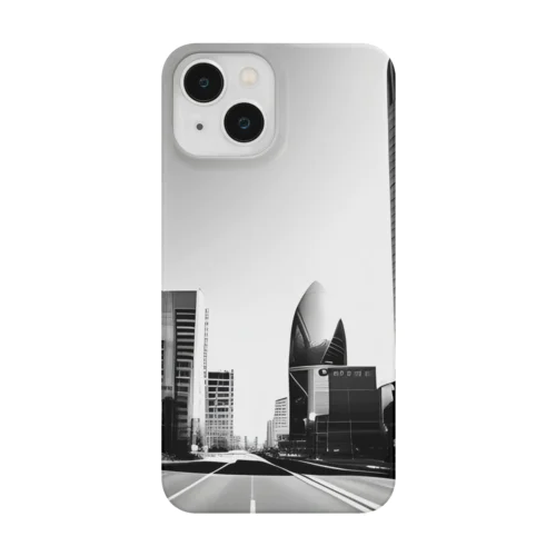 都市の鼓動：白黒で描くアーバンスケープ Smartphone Case