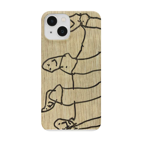 四人家族縦 Smartphone Case