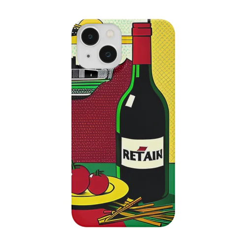 机の上のワイン Smartphone Case