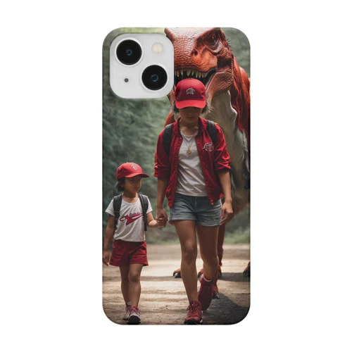 赤い恐竜 Smartphone Case