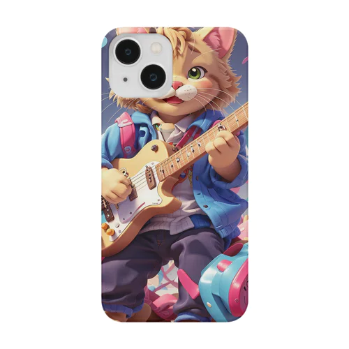 ネコギター演奏中🎵 Smartphone Case