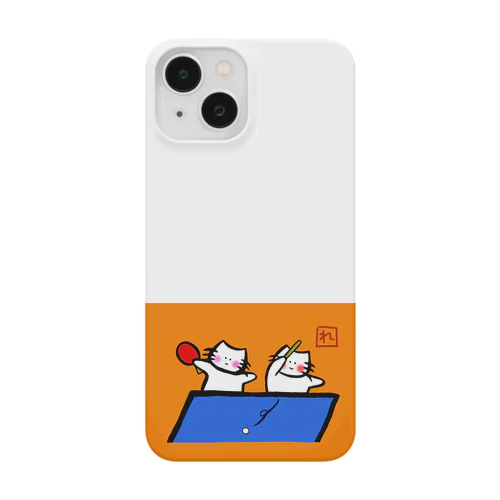 ダブルスする仲良し猫 Smartphone Case