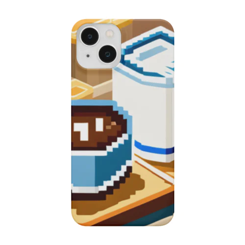 ドット絵コーヒーと電気ポット Smartphone Case