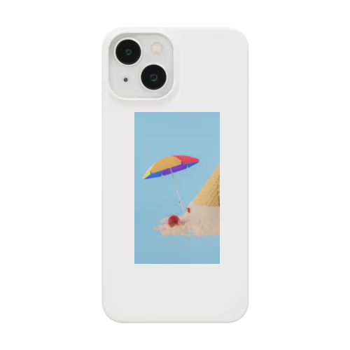 Ice cream with parasol Smartphone Case