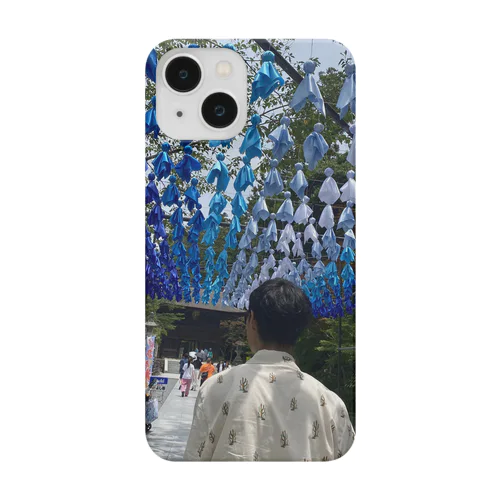 後ろ姿イケメン彼氏風 Smartphone Case