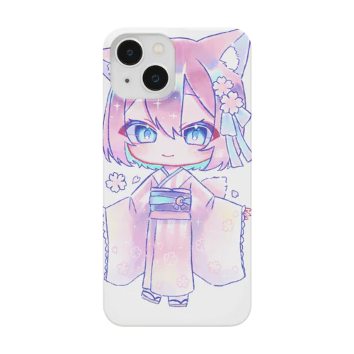 恋月ロウ(浴衣姿) Smartphone Case