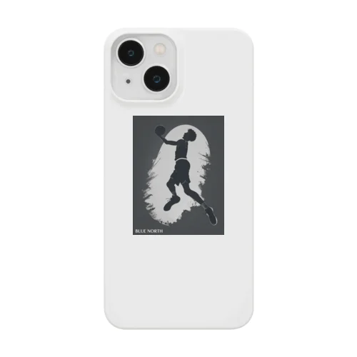 【BLUE NORTH】バスケットプレイヤーシルエット Smartphone Case