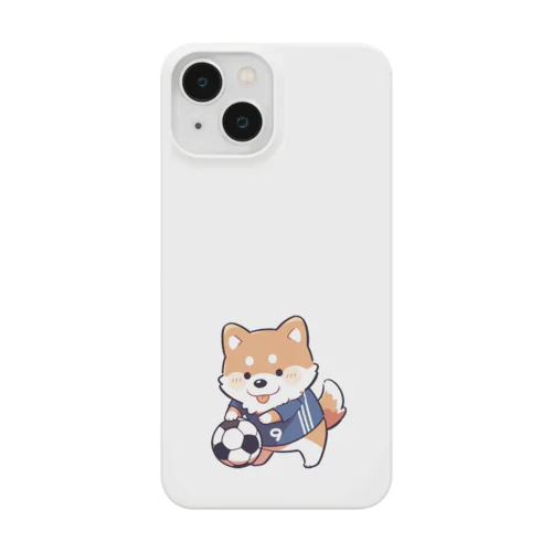 サッカー犬 スマホケース