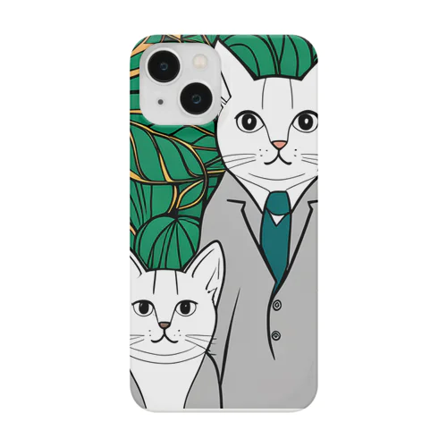 2匹の猫 Smartphone Case