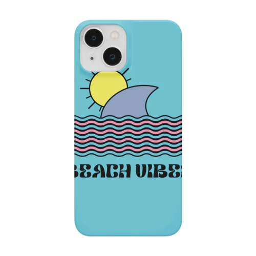 white beach vibesデザイン Smartphone Case